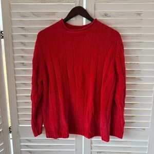 Hasting & Smith | Cozy Chenille Crew Neck Cable Knit Sweater